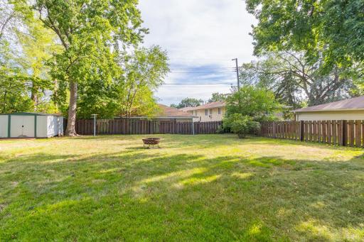 Large Fenced in Backyard