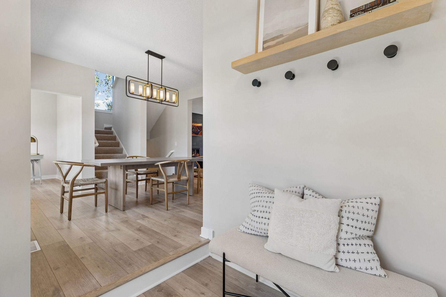 Foyer is ideal for coats and shoes