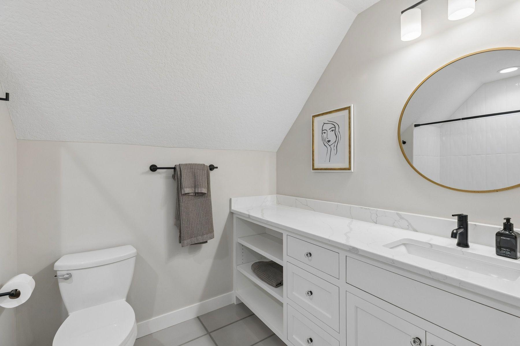 Full bathroom upstairs