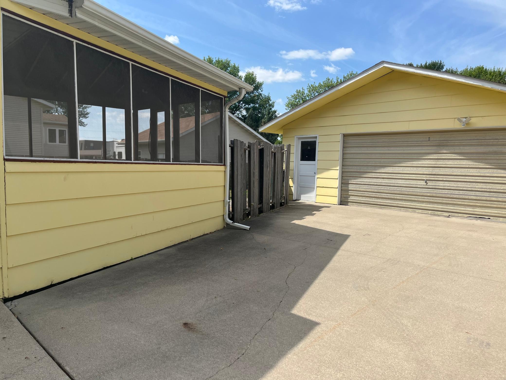 GOOD SIZE DOUBLE GARAGE