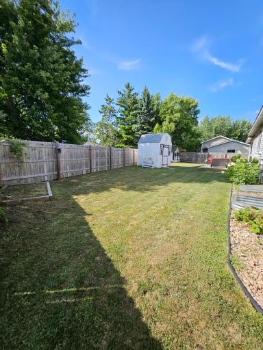 Fenced in yard