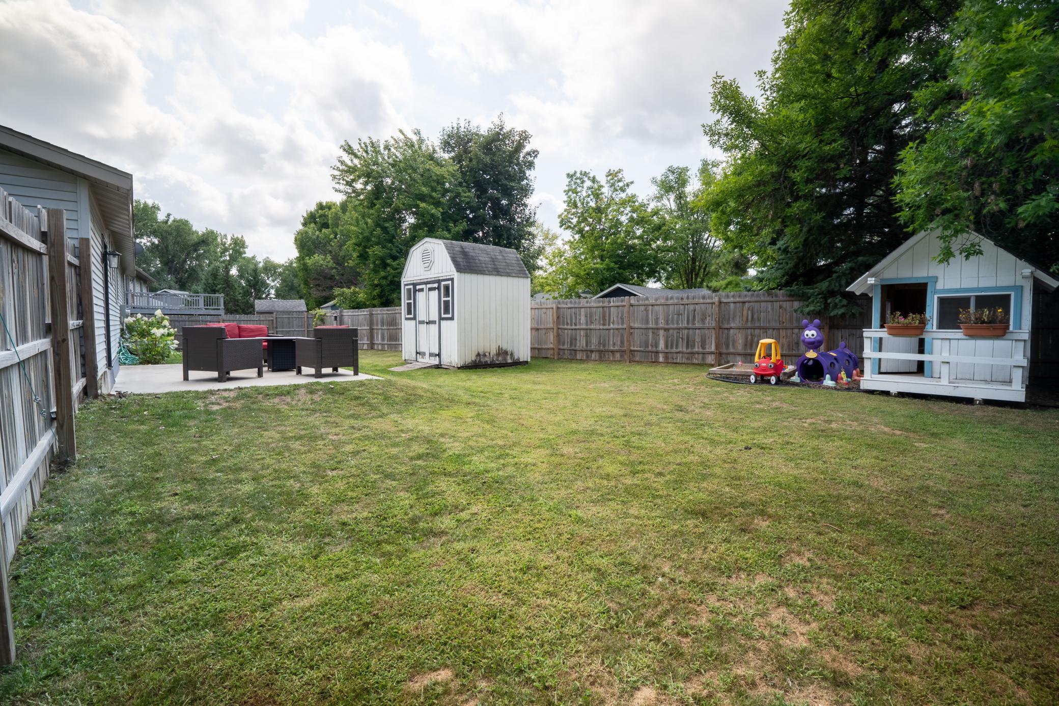Fenced in Yard