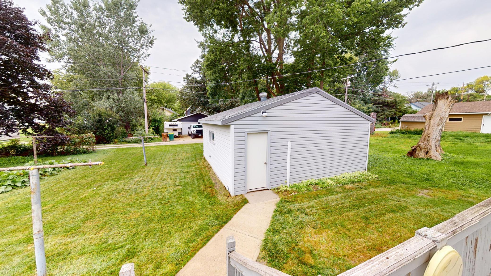 Backyard/garage