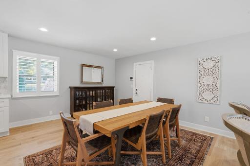 There is easy access to the tidy, sealed garage and backyard.