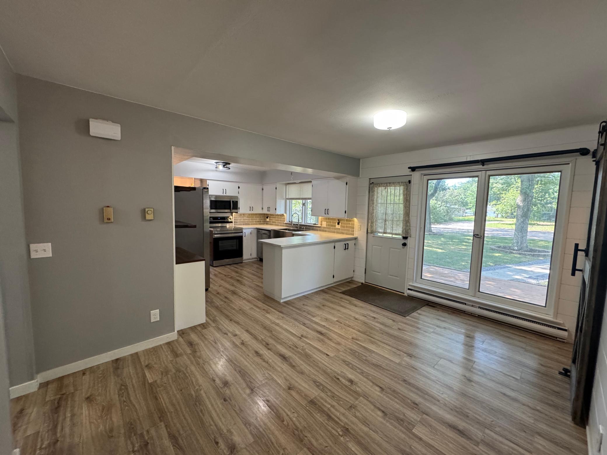 all new vinyl flooring