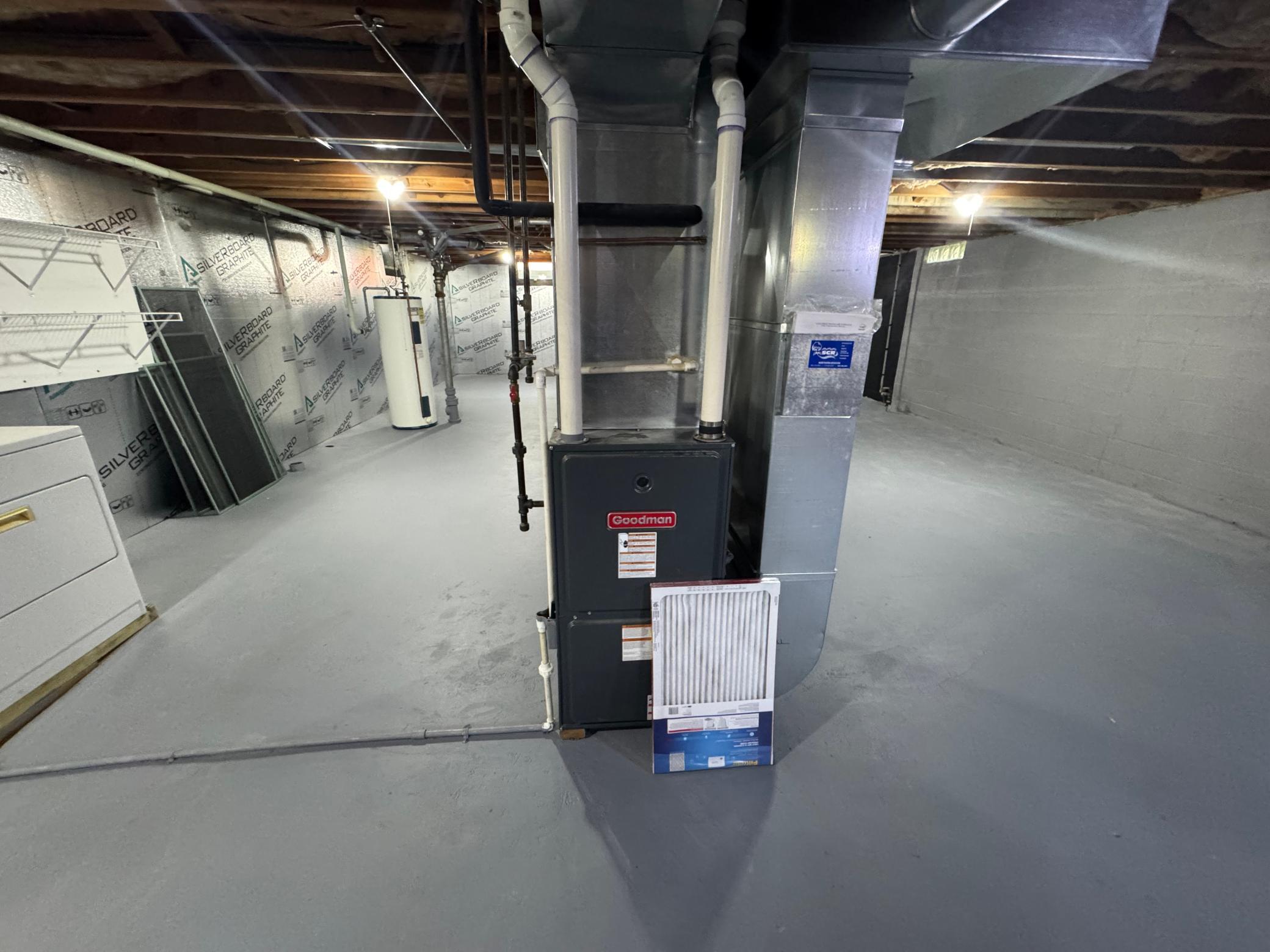 newer furnace and air