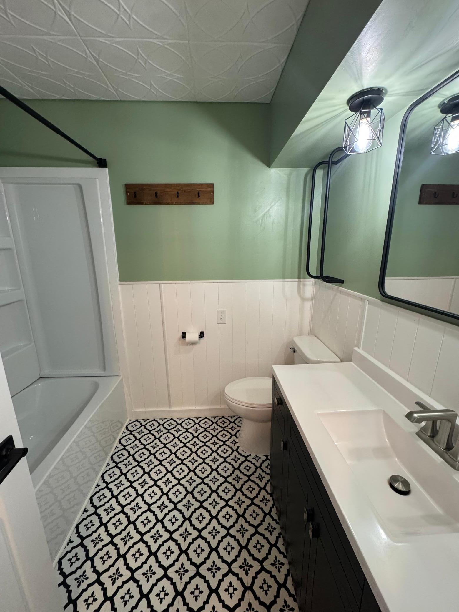 new tile floor