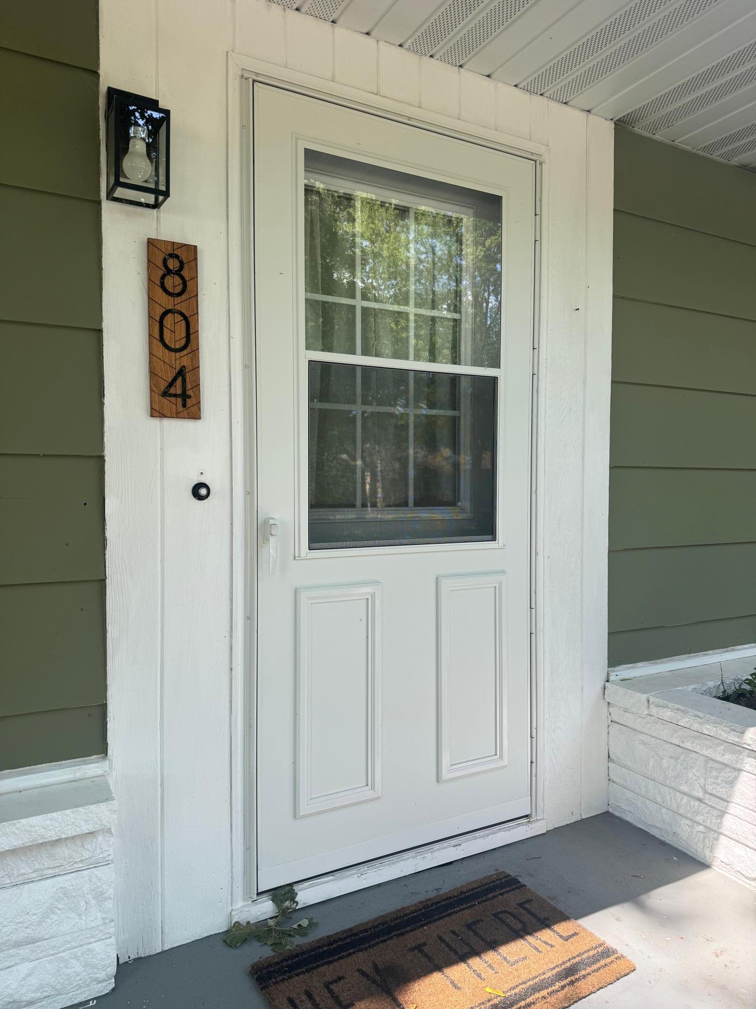 inviting front entry