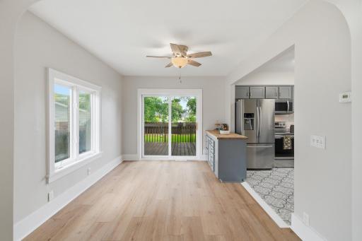 Informal dining room