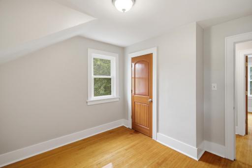 Bedroom 3 with hardwood floors
