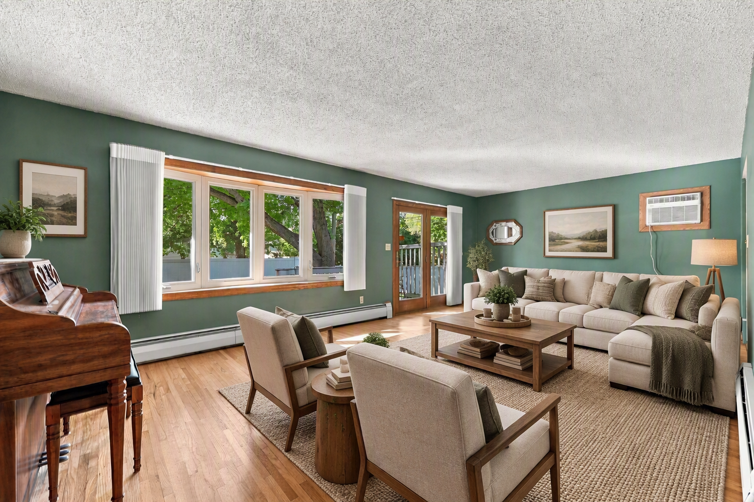 Living Room Virtually Staged