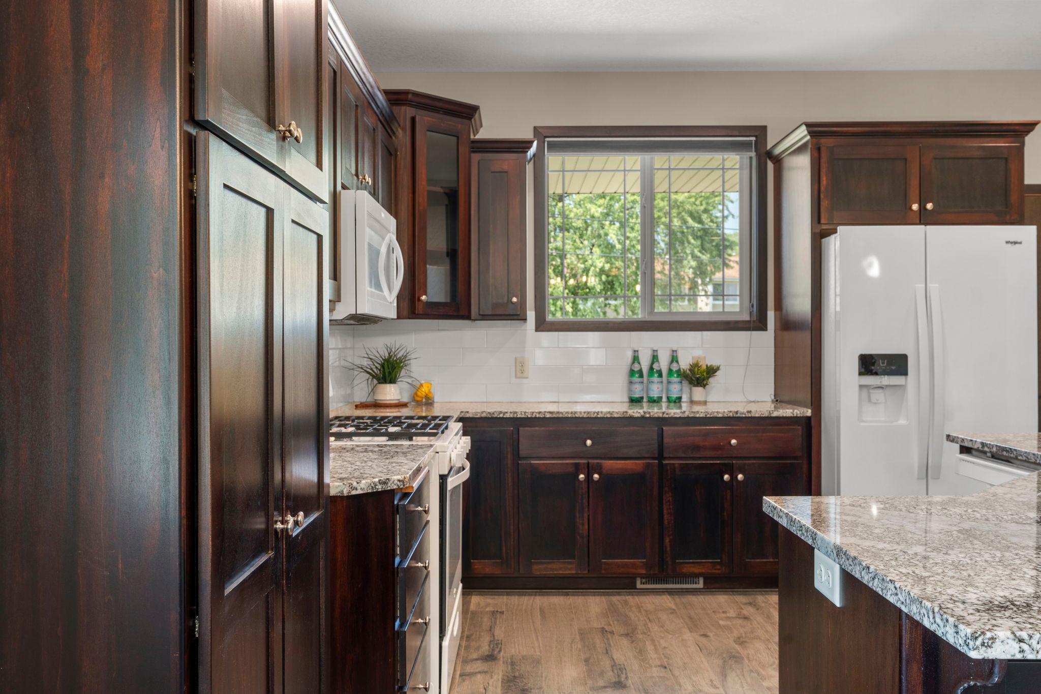 Bright and open kitchen