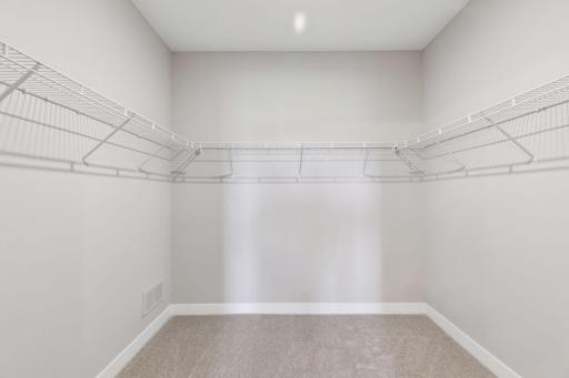 Ample closet space