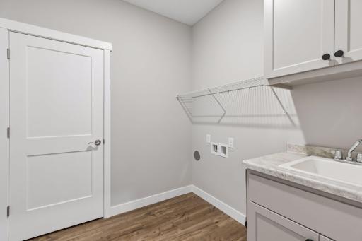 Convenient laundry room