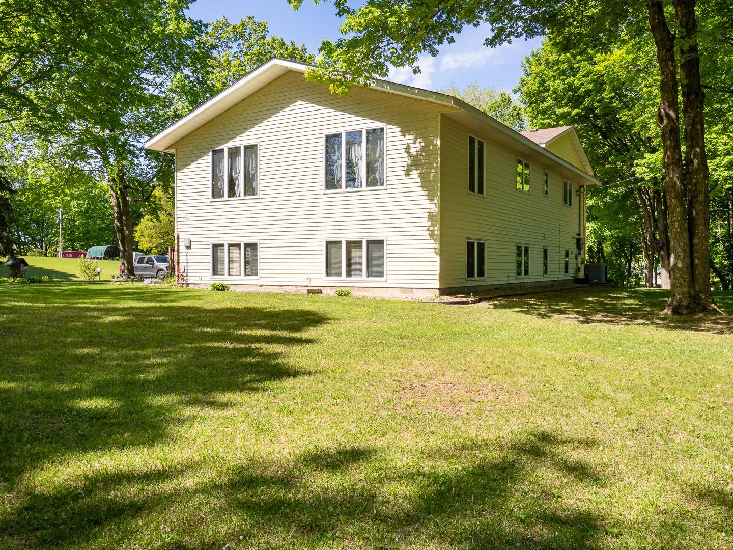 The east side of the home.