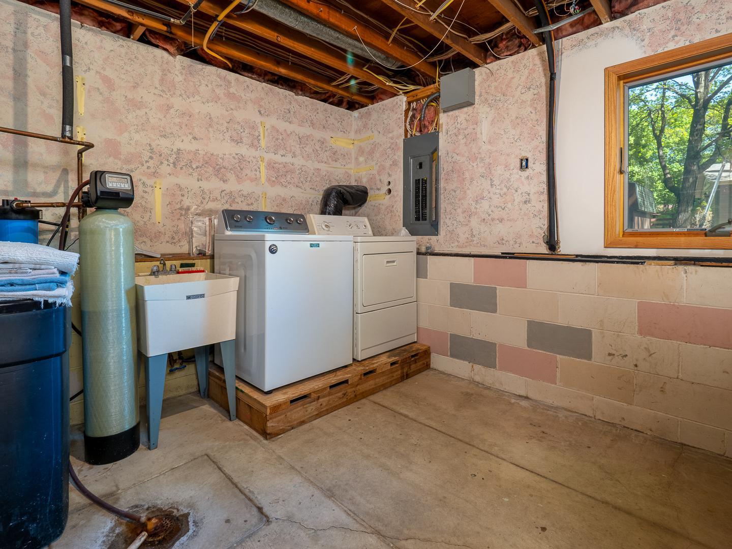 Utility and laundry room.