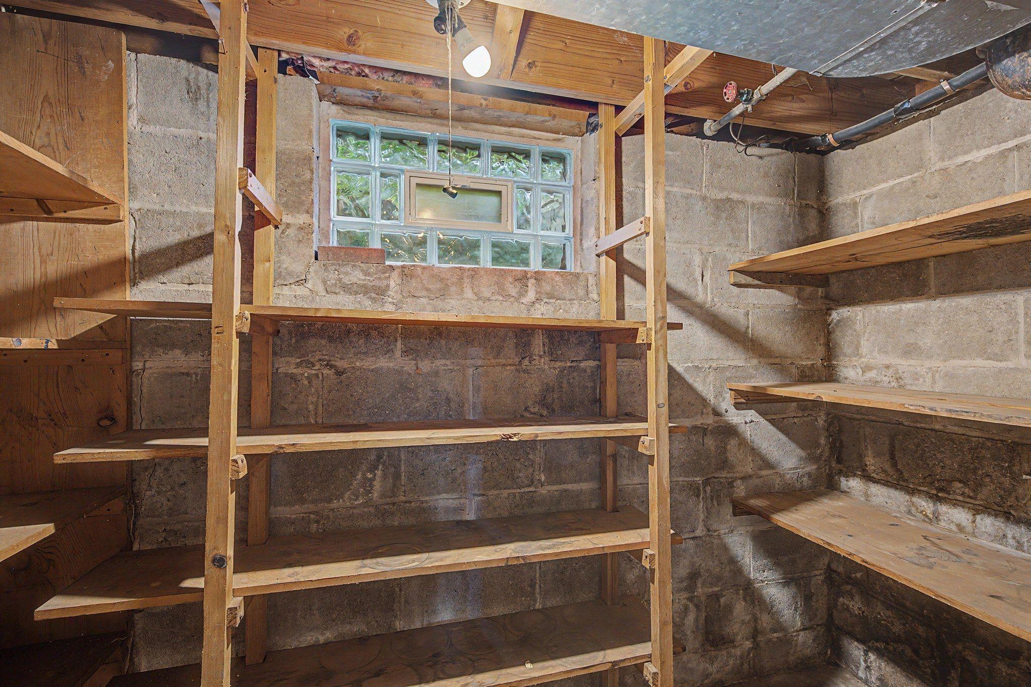 Lower level laundry room