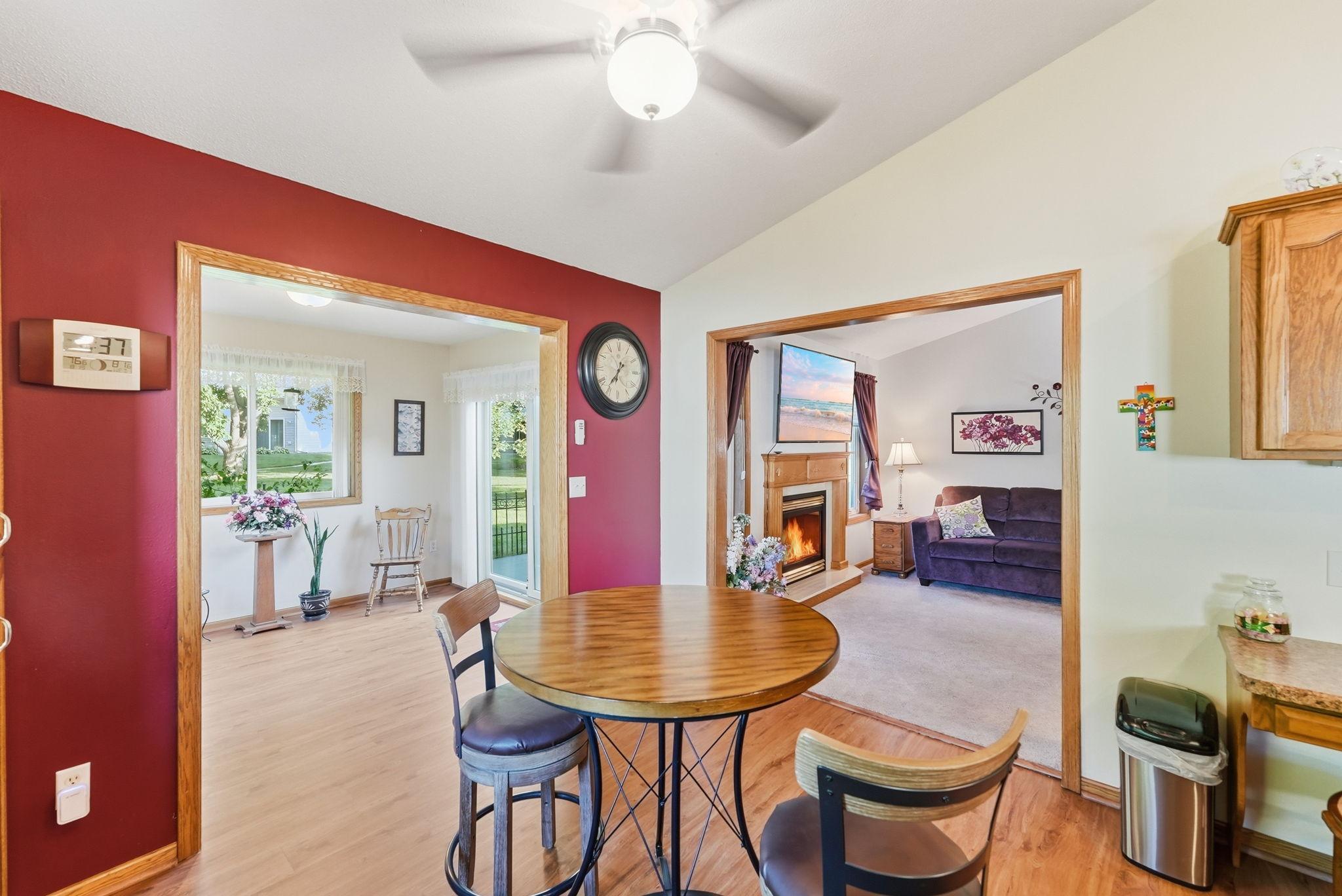 A dedicated dining space offers room for meals, celebrations, and memorable moments.