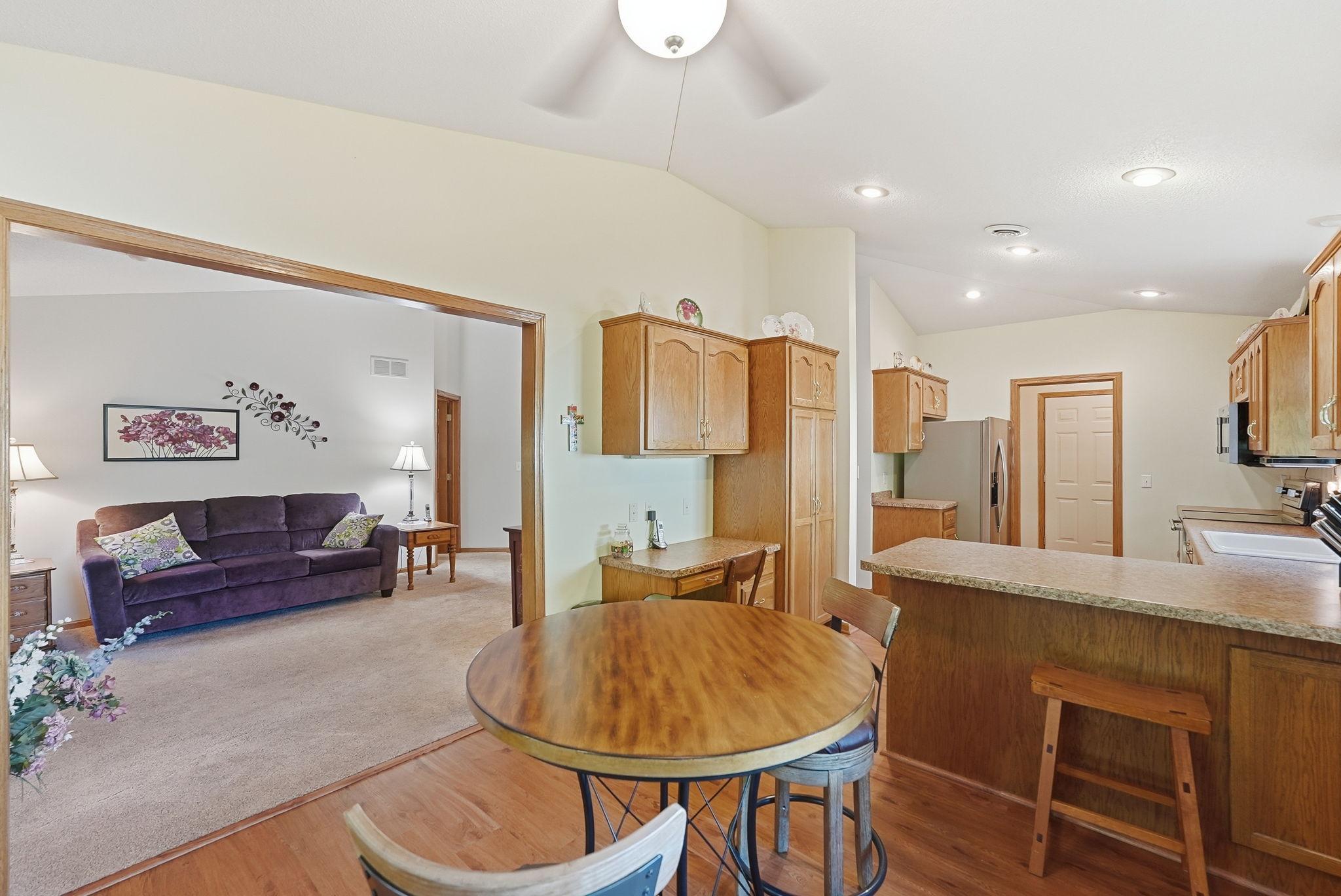 The well-planned floor plan makes excellent use of the home's space.