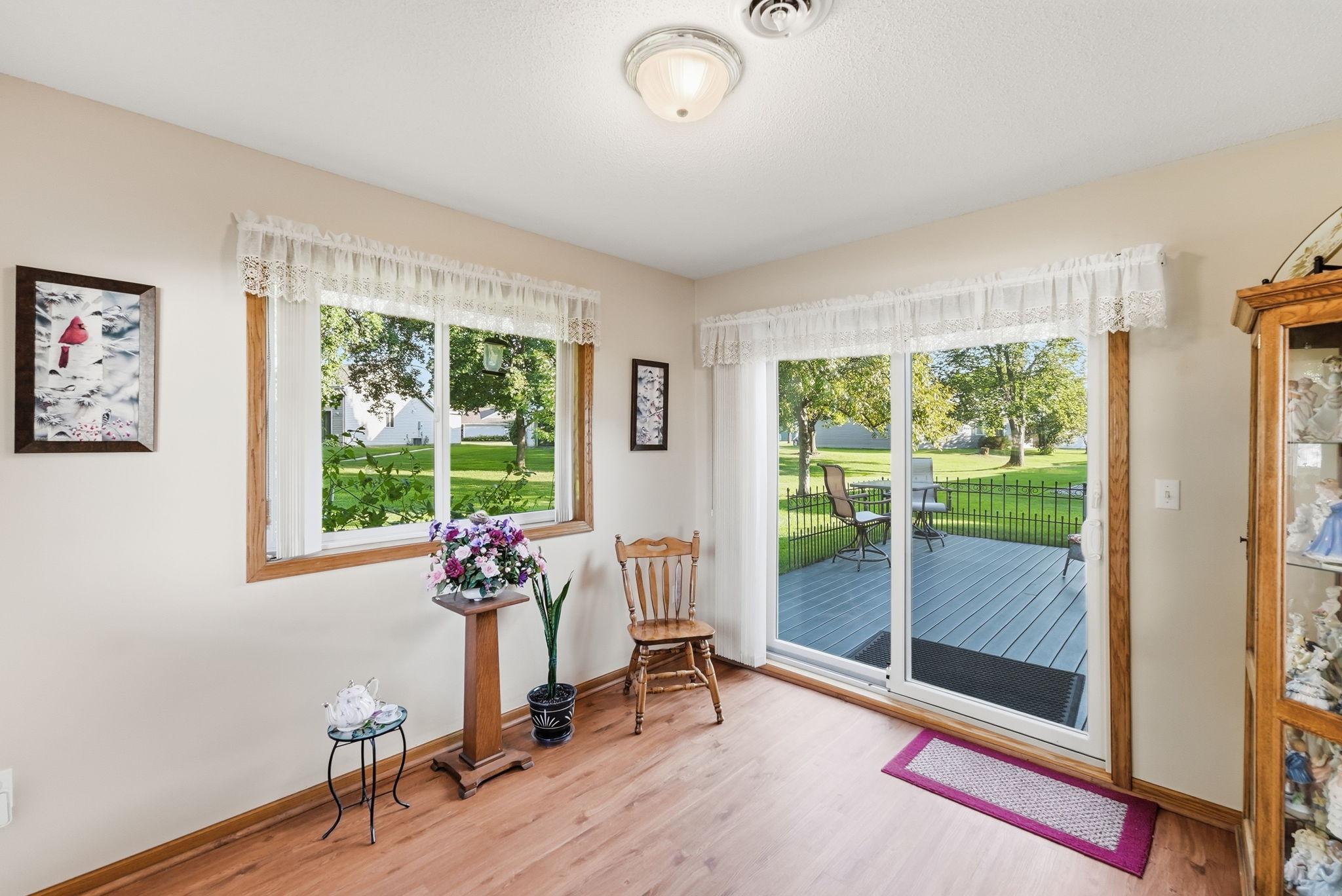 A light-filled sunroom brings the beauty of the outdoors inside.