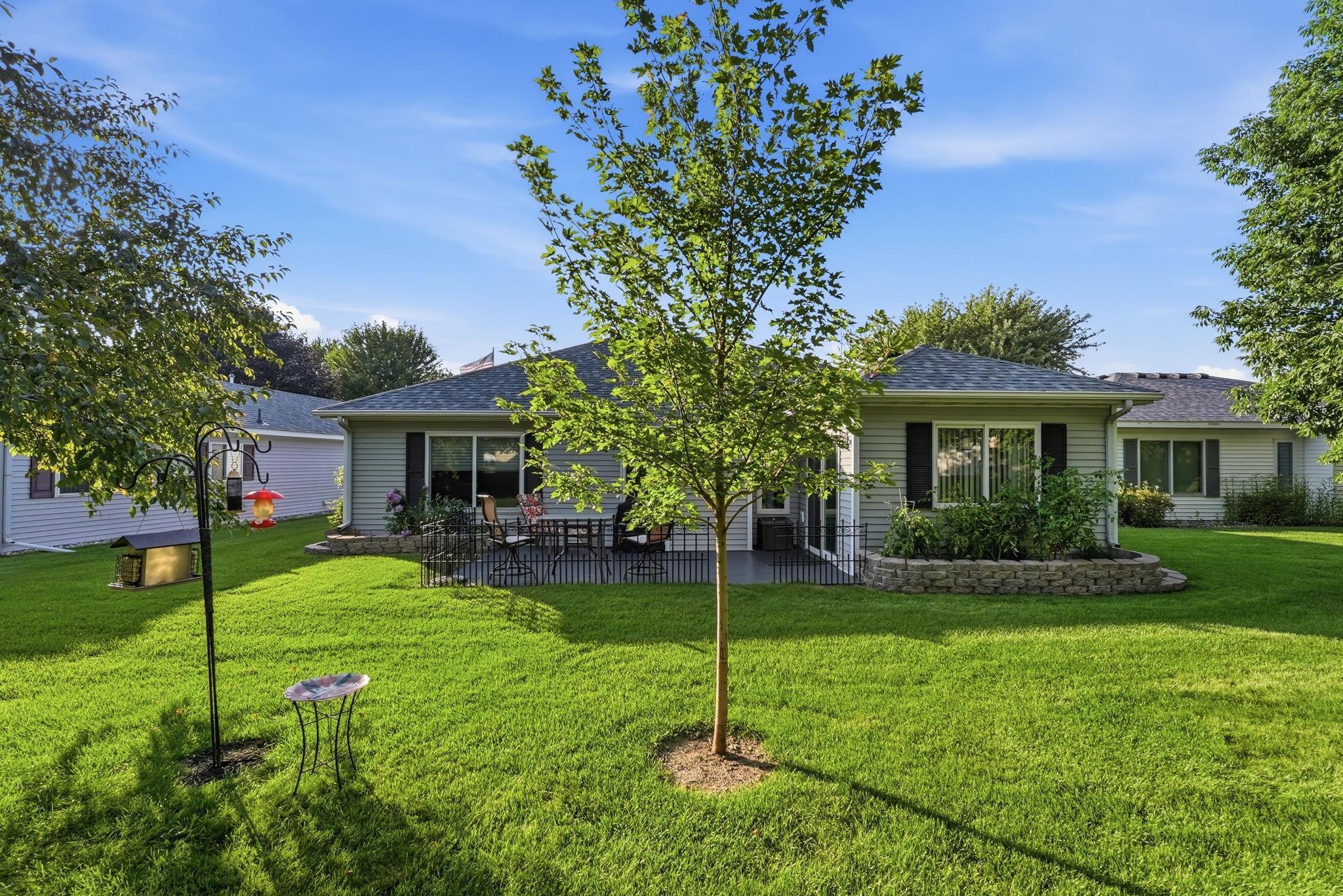 Thoughtfully cared for exterior reflects pride of ownership.