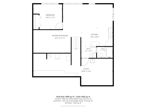 Basement floor plan