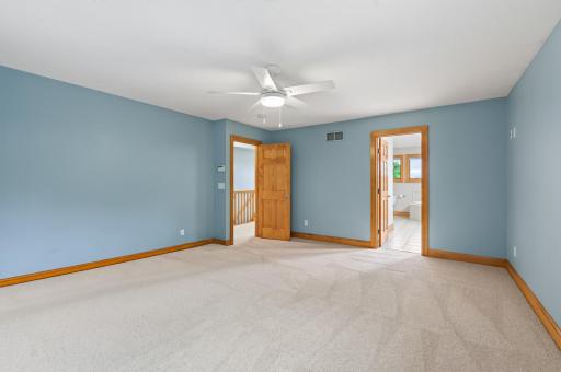 Upper level primary bedroom