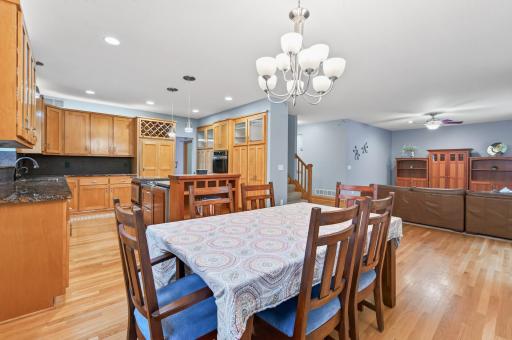 Main level dining area