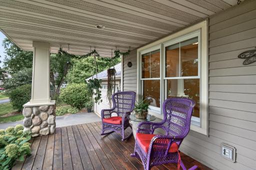 Front covered porch