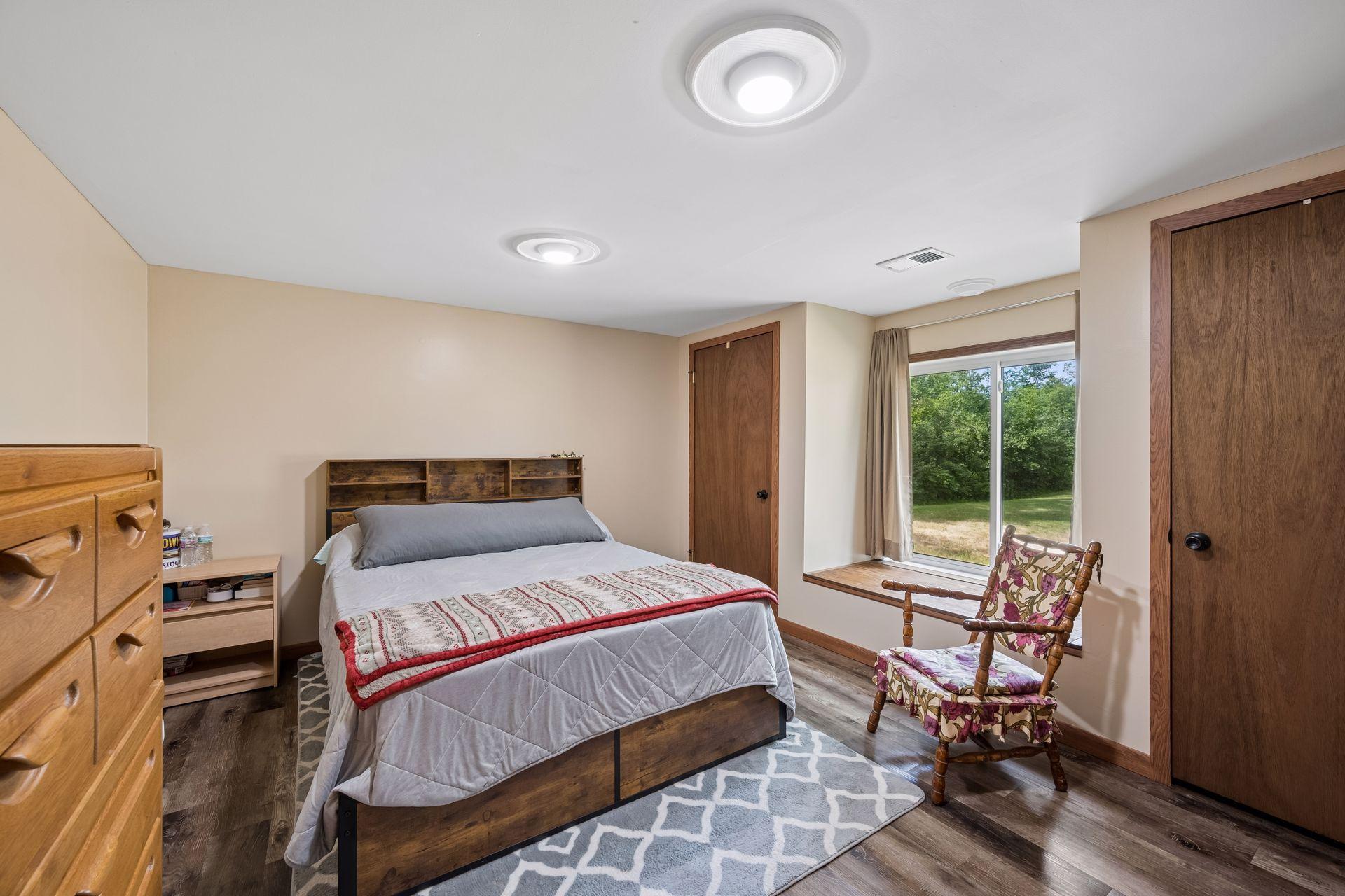 Lower level bedroom