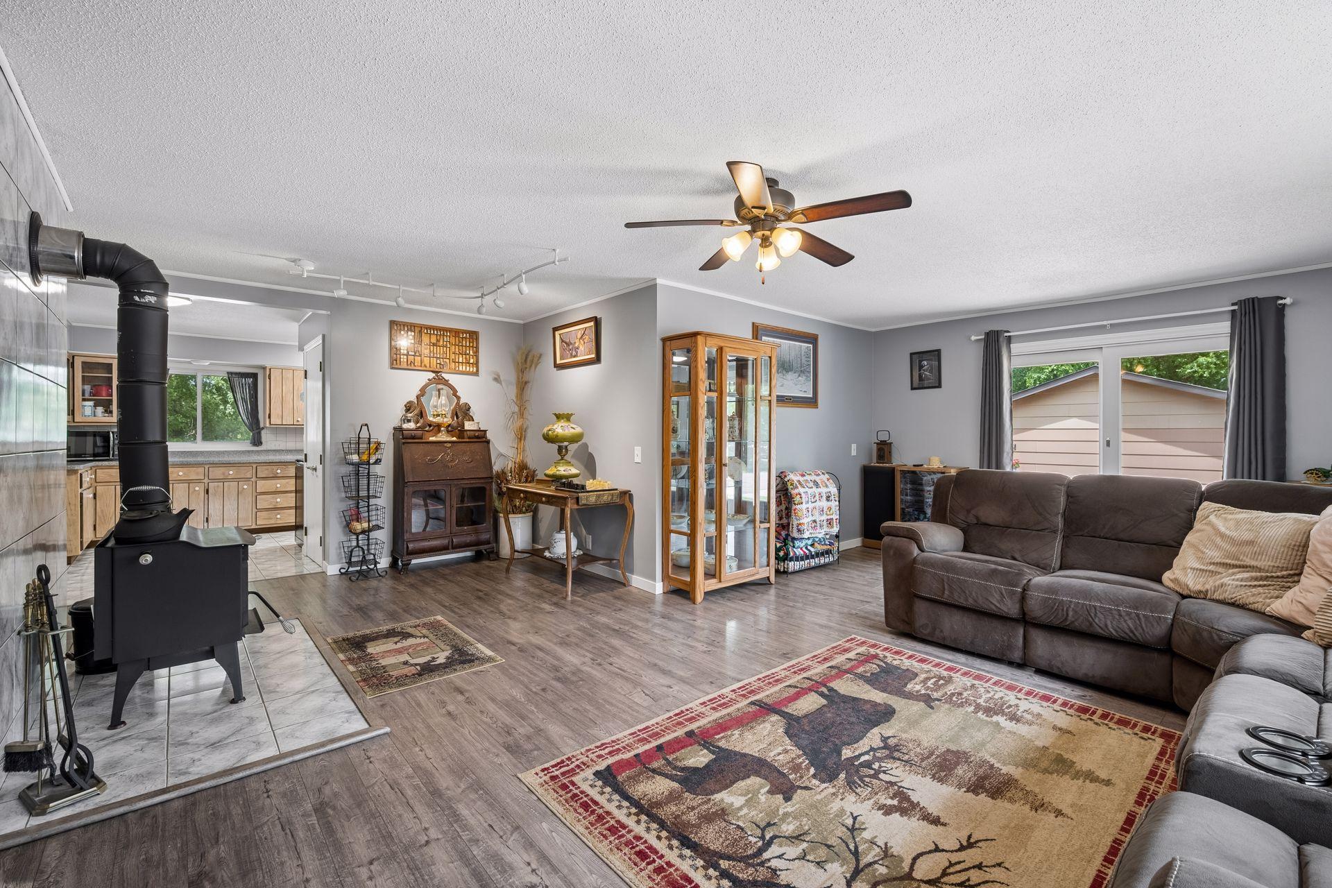 LVP flooring throughout the main living areas.