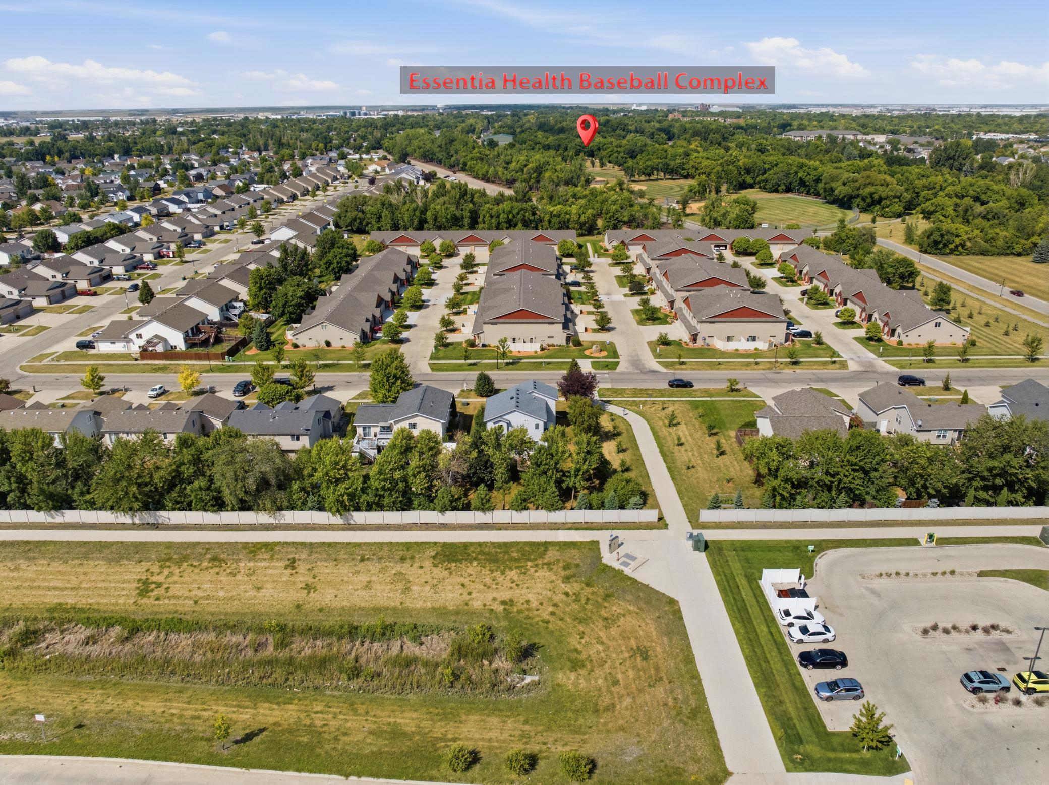 Aerial with landmarks
