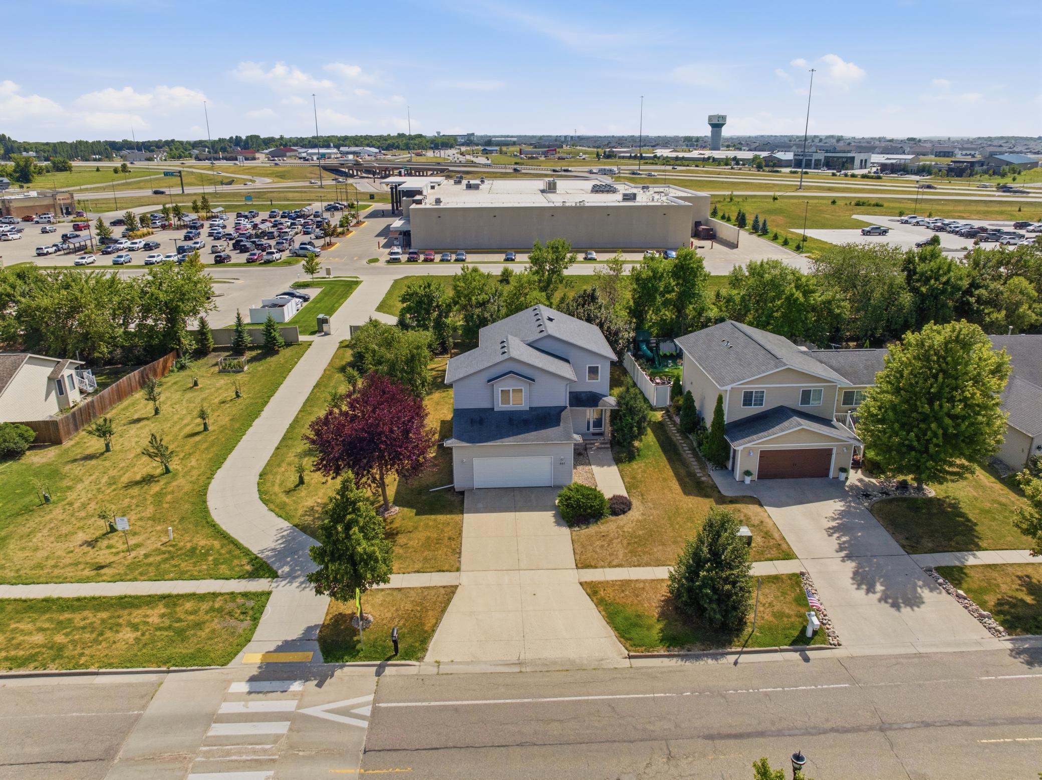 Aerial front of Home