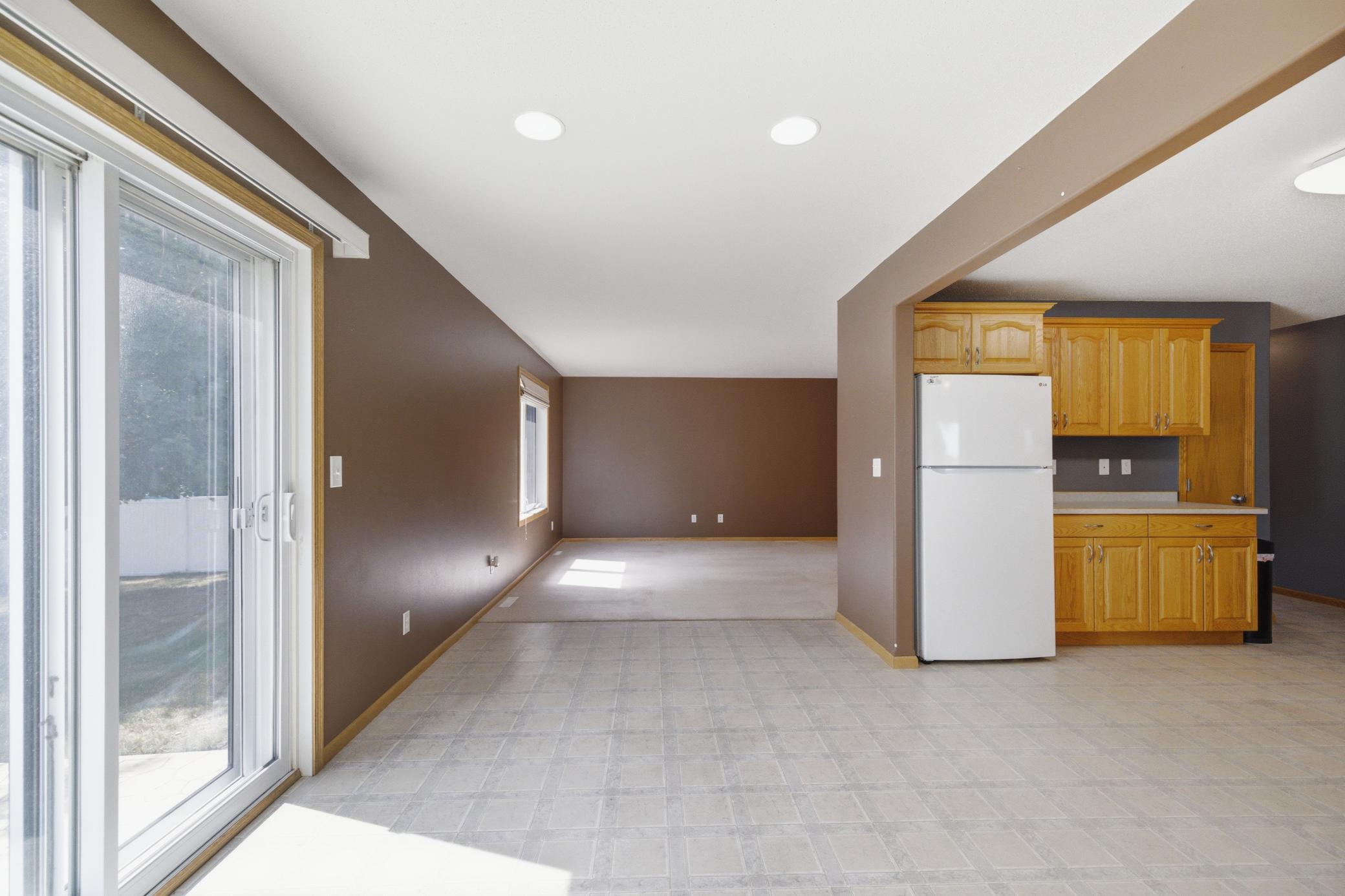 Bright dining space adjacent to your open kitchen