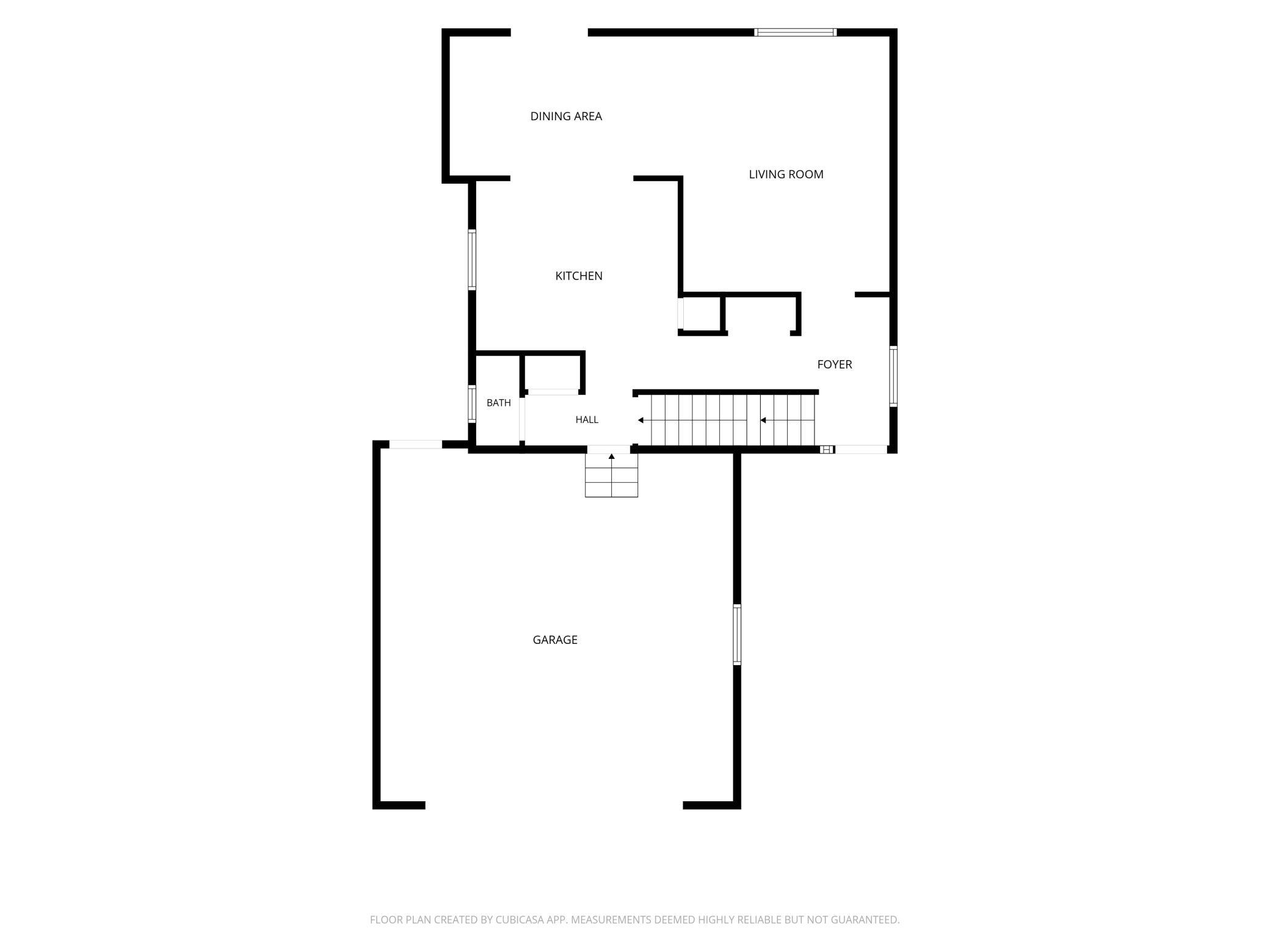 Main level floorplan