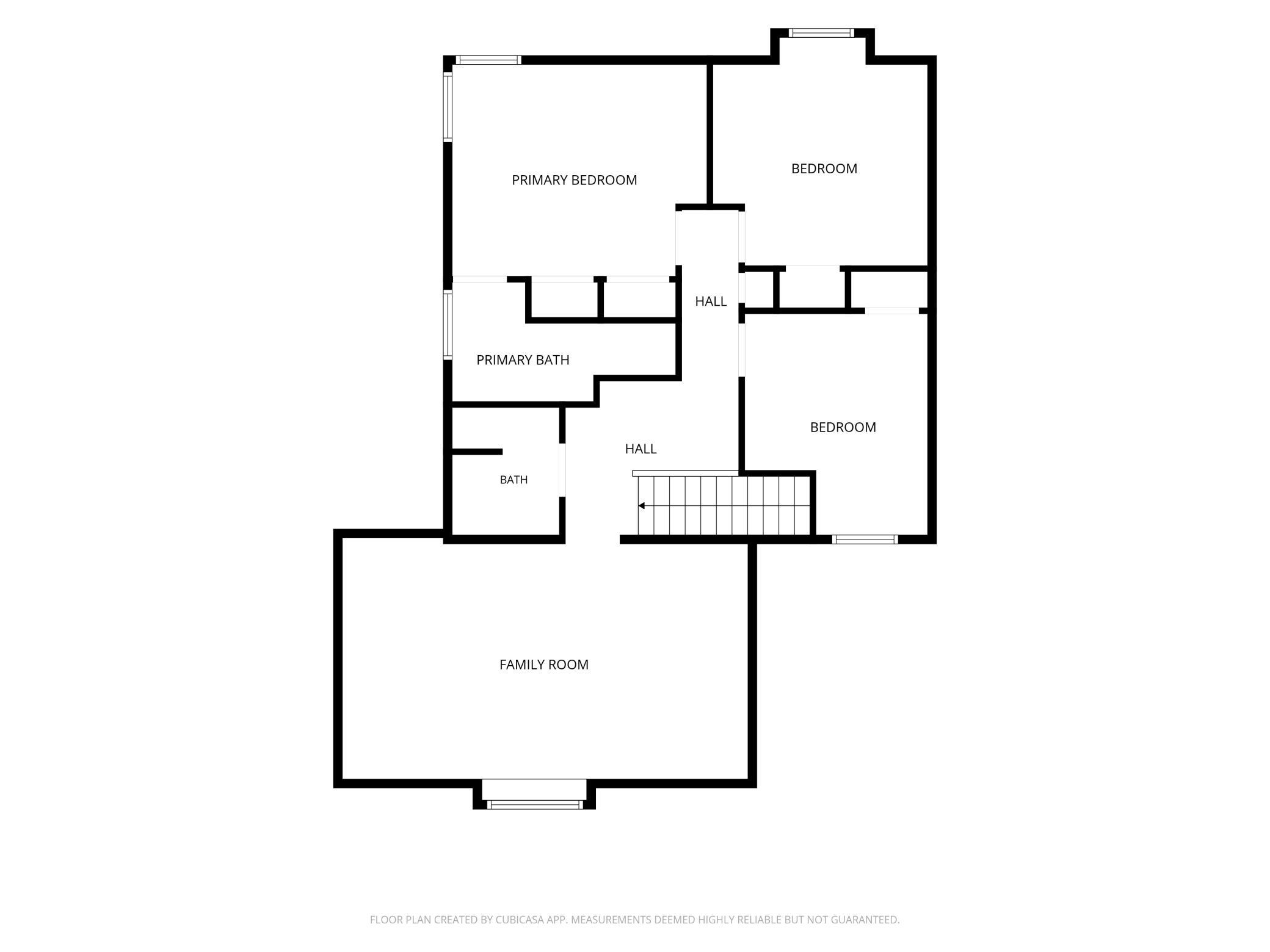 Second level floorplan