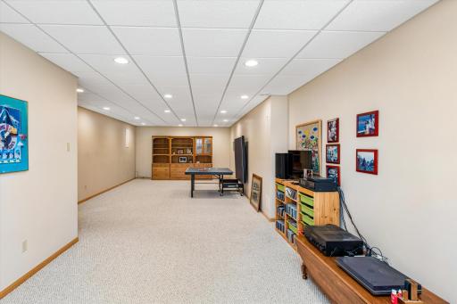 Another view from Family room into Amusement room