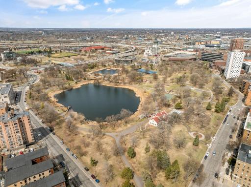 Nearby neighborhood dining adds to the vibrant Loring Park lifestyle.