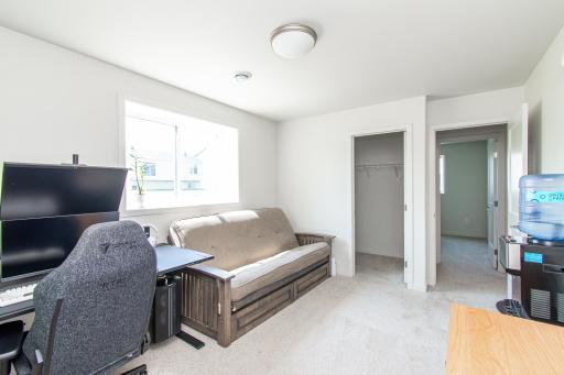 4th bedroom with large walk-in closet