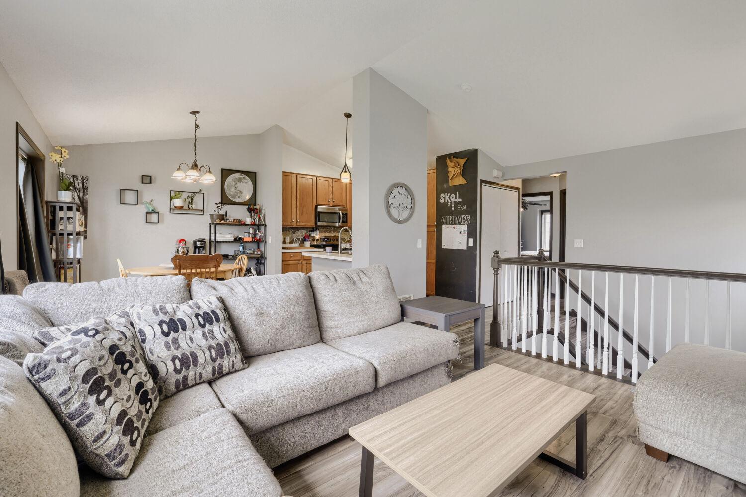 Open space for the family and friends to all hang out together.