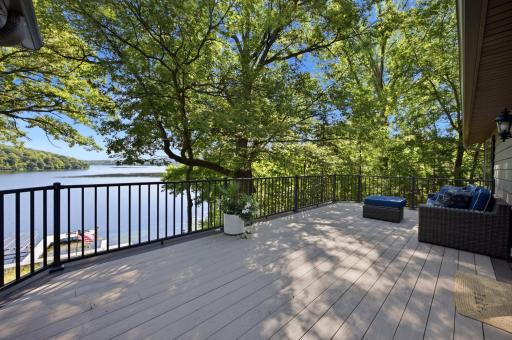 Main Level Deck with Amazing Views of Maplewood State Park