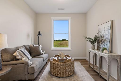 Front Flex room is the perfect gathering spot