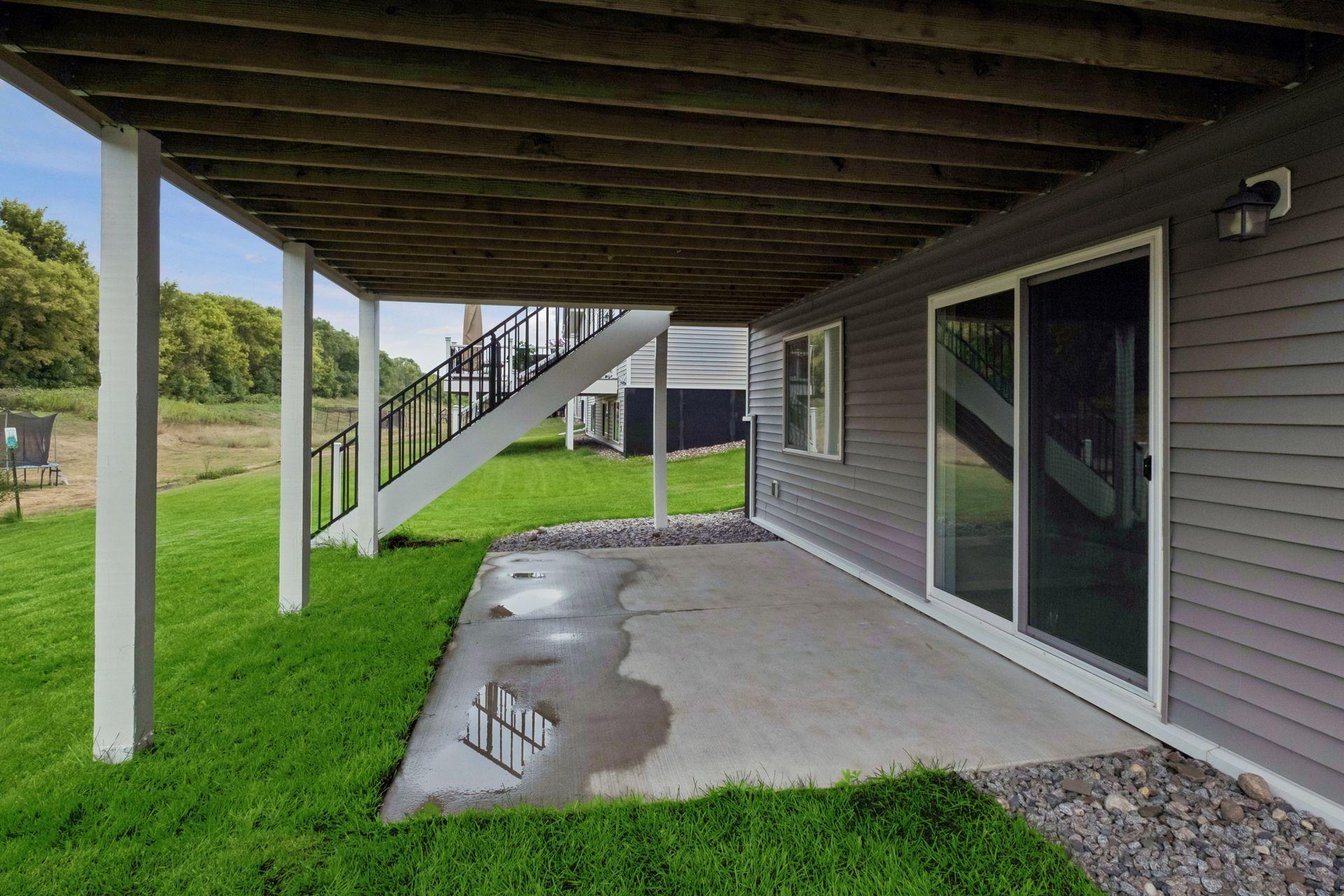 Walk Out to Large LL Patio