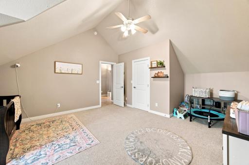 Upper Level Bedroom #2 with Walk-In Closet