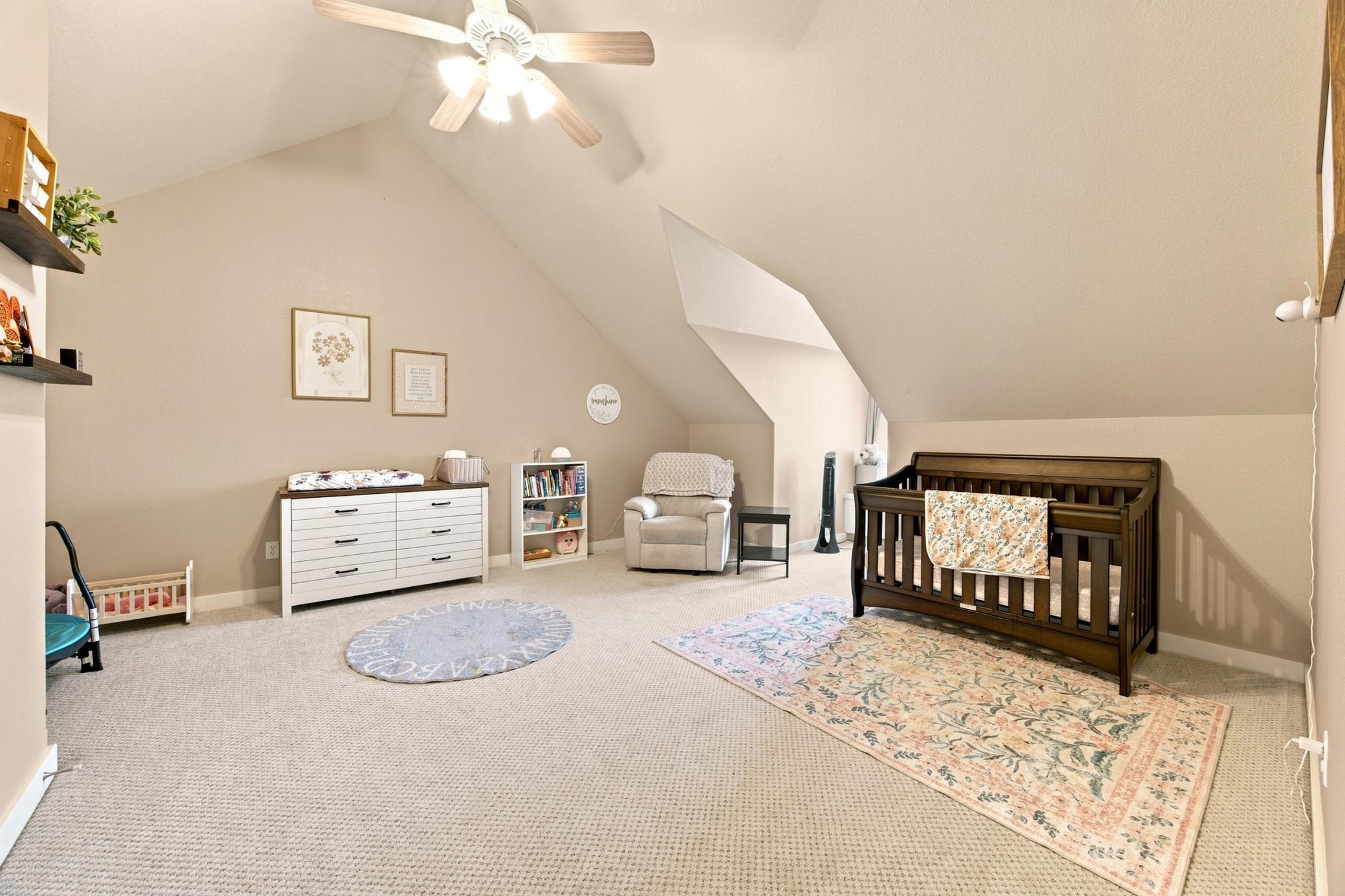 Upper Level Bedroom #2 with Walk-In Closet