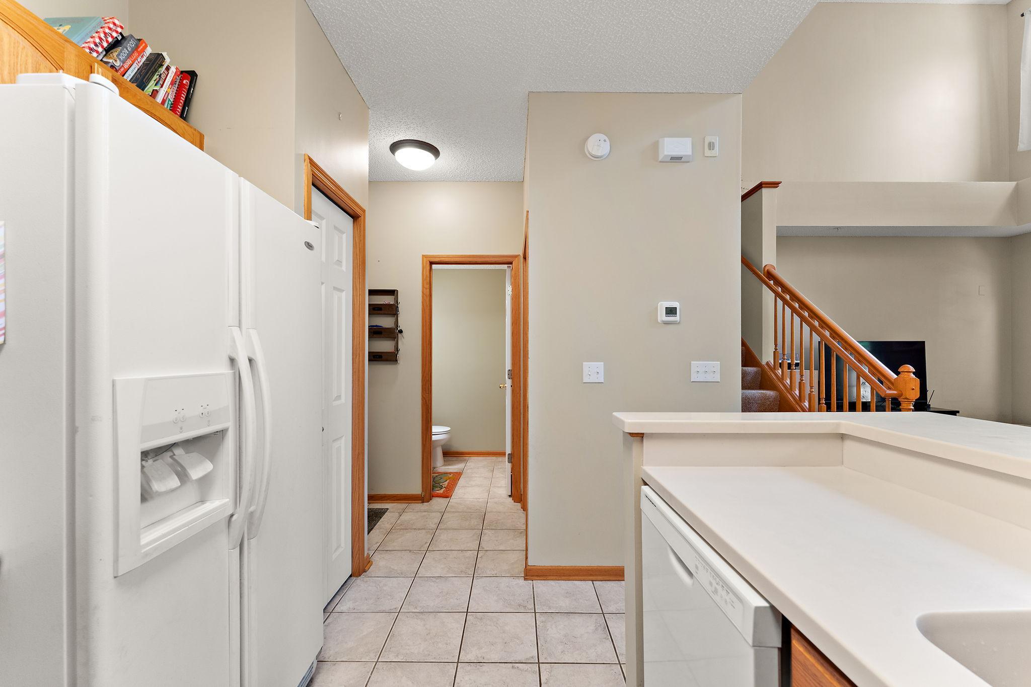 View to main floor 1/2 bath!