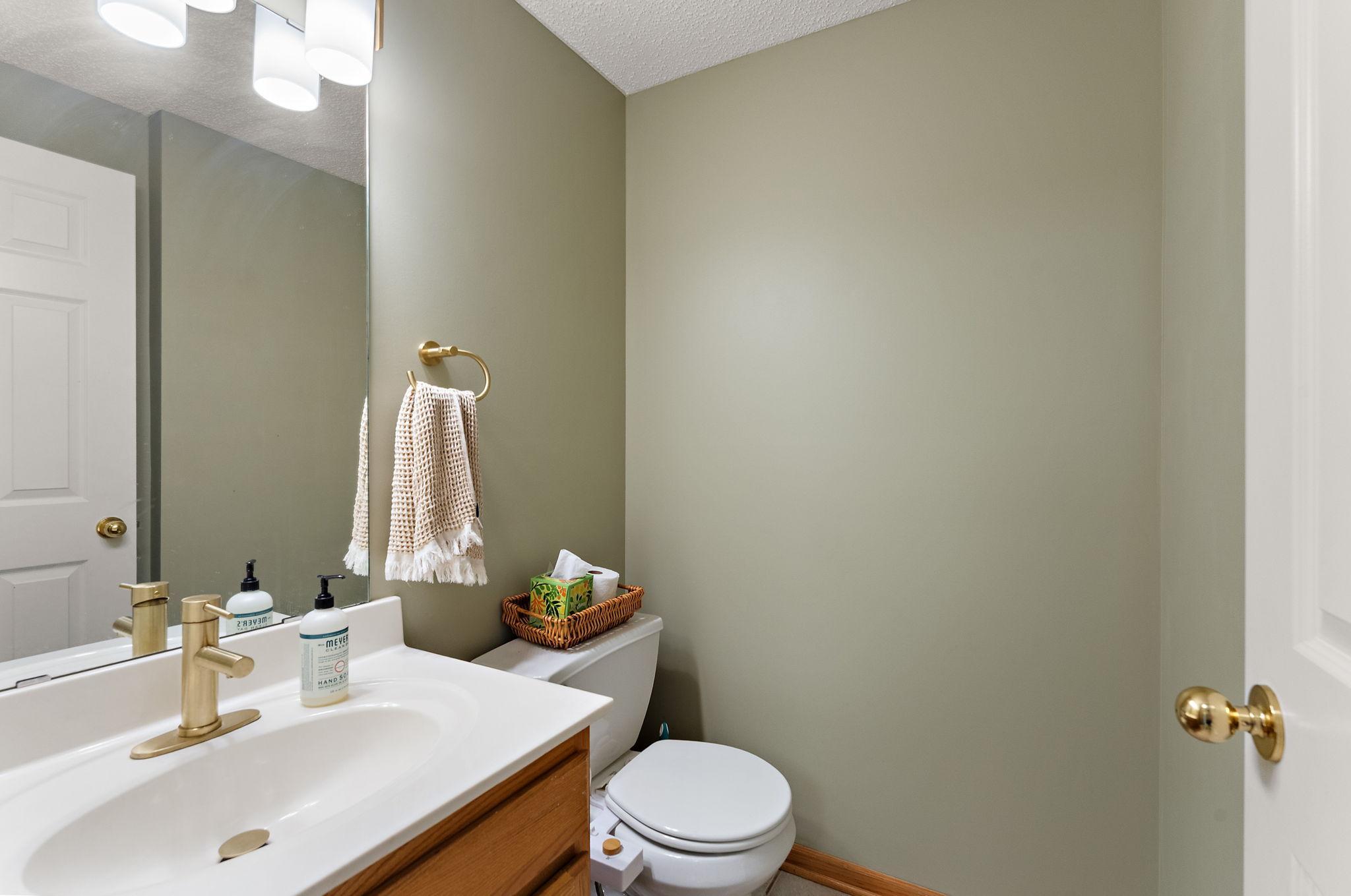 Main floor half bath