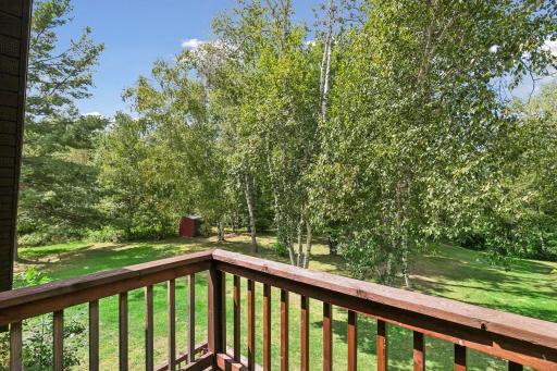 View off of the back deck