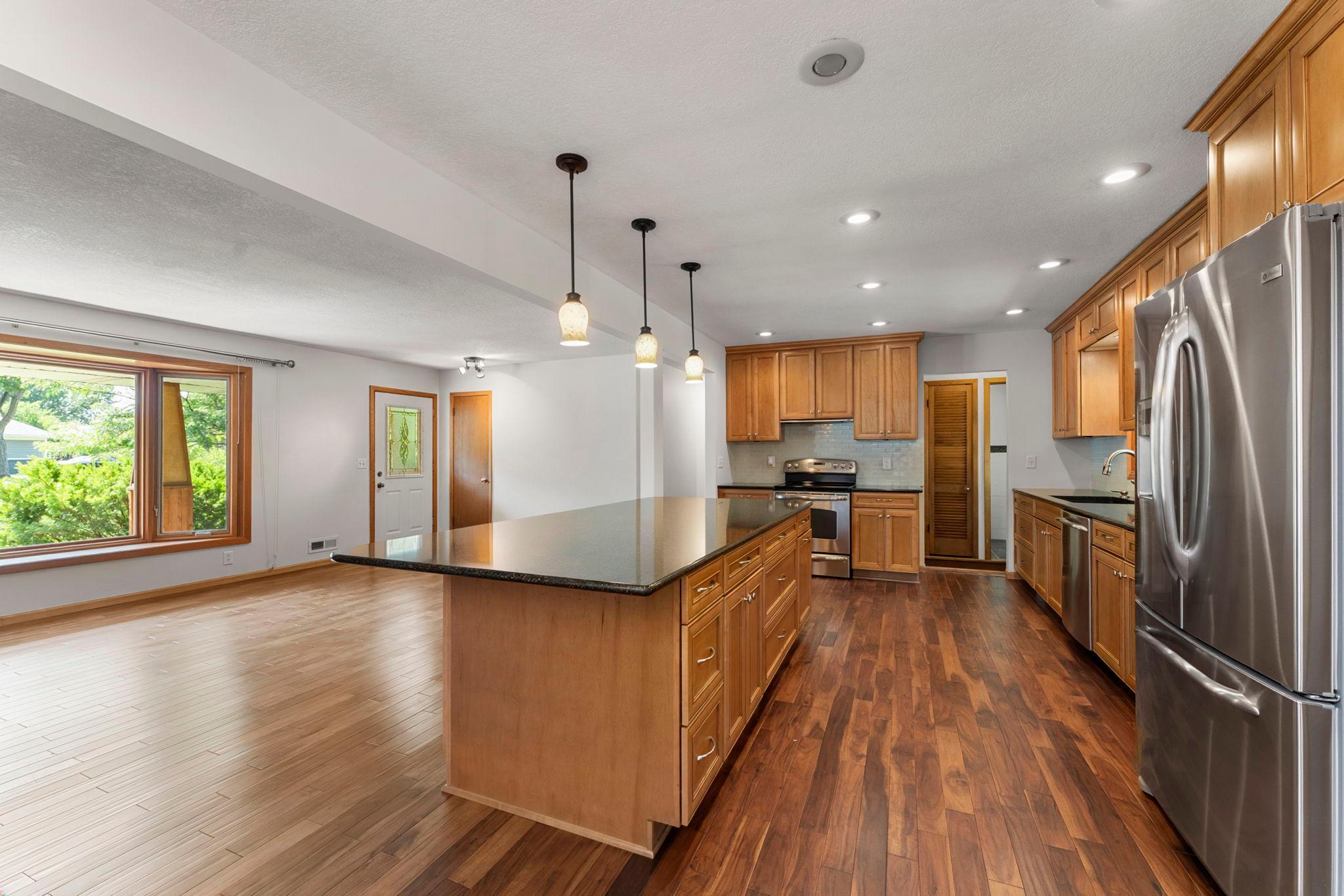 The kitchen is the heart of the home, with open sightlines that keep everyone connected whether you’re making dinner or entertaining a crowd.