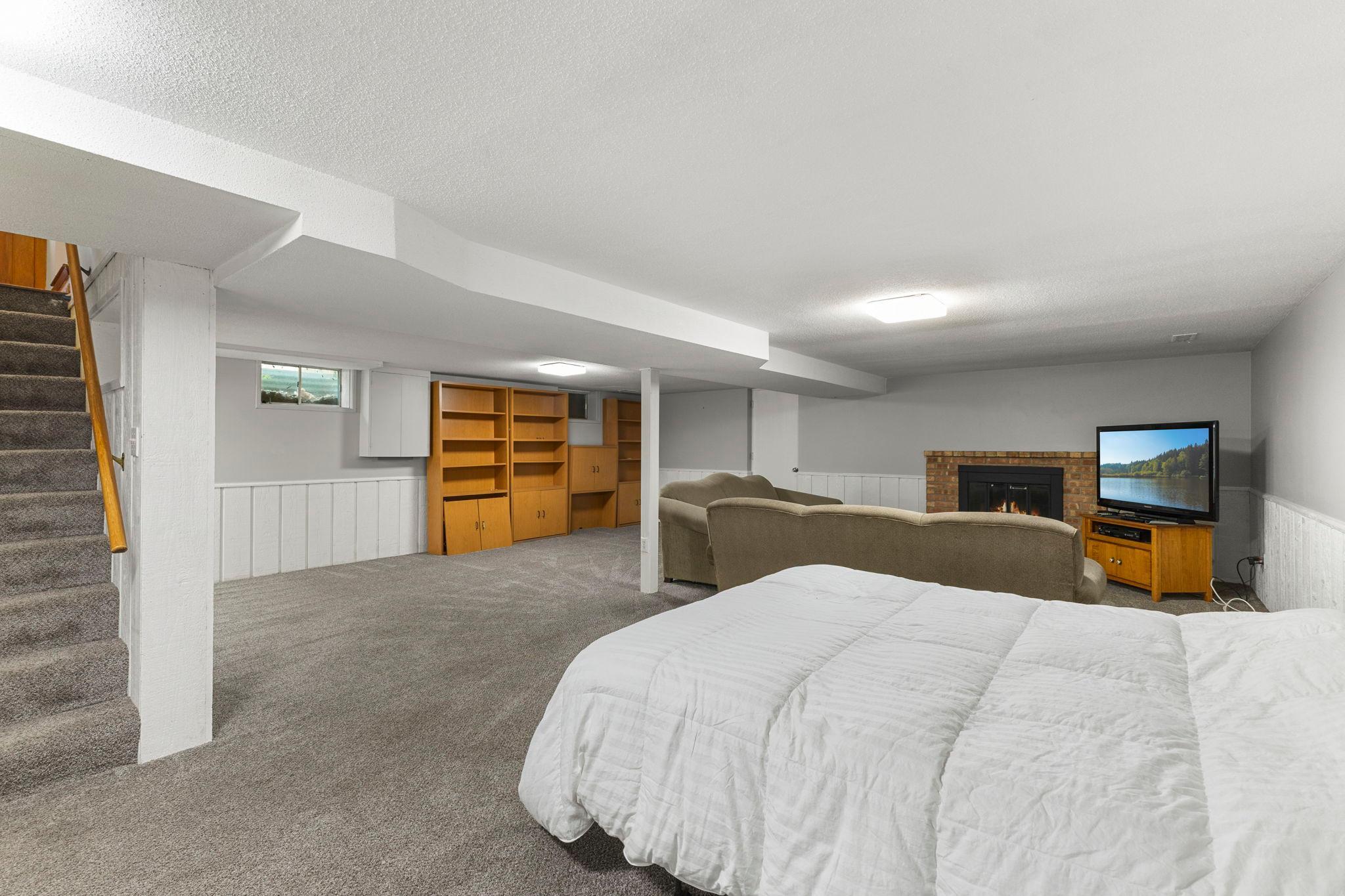 It’s a natural gathering spot for movie nights, holidays, hobbies, and everyday downtime.